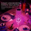 Crystal lamp Rose Diamond