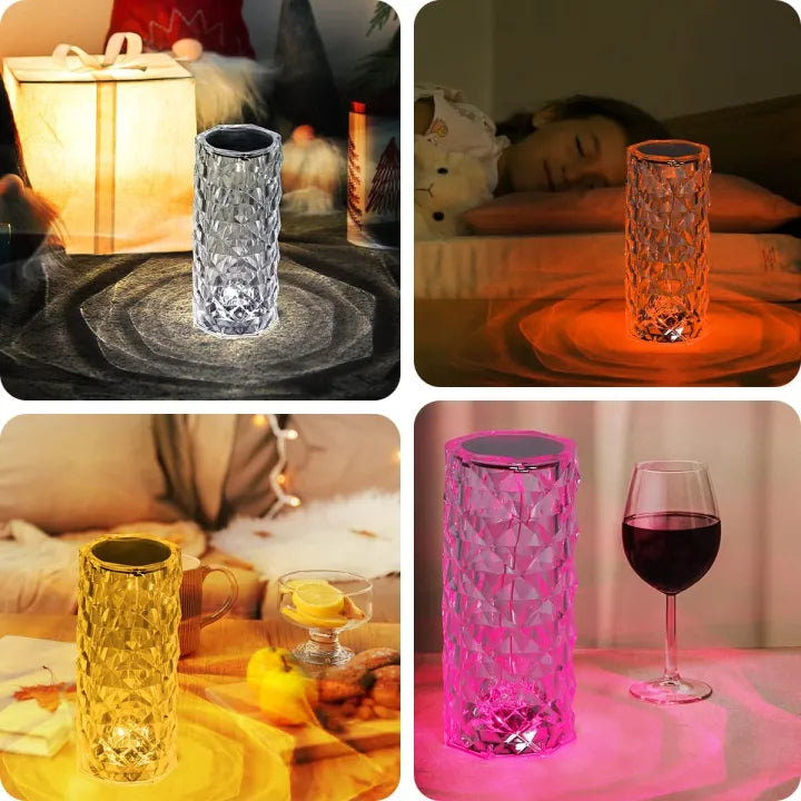 Crystal lamp Rose Diamond